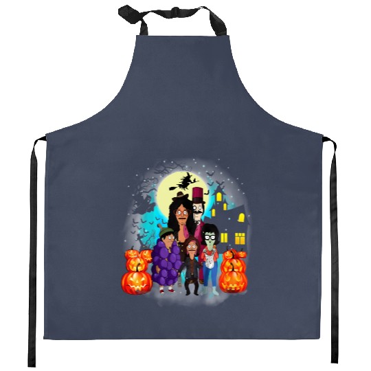 Bobs Burgers Pumpkin Halloween Kitchen Aprons