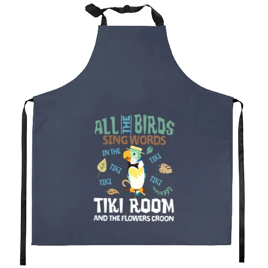 Tiki Room Kitchen Aprons, Enchanted Tiki Room Kitchen Aprons, Disneyland