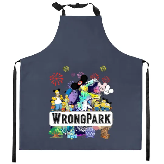 Wrong Park Tyrannosaurus 2023 Disney Kitchen Aprons