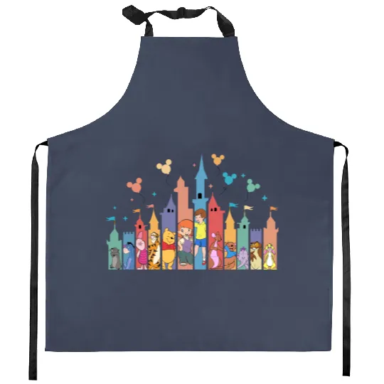 Disney Winnie the Pooh, Winnie the Pooh Kitchen Aprons, The Pooh Kitchen Aprons