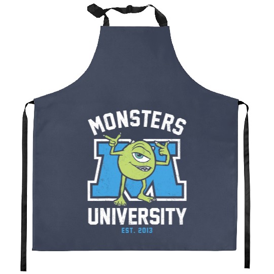 Monsters Inc Wazowski Kitchen Aprons, Disney Monsters Kitchen Aprons