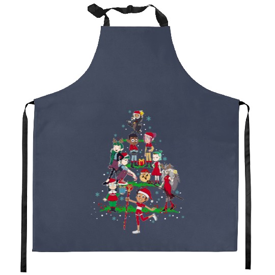 The Owl House Christmas Tree Disney Holiday Disneyland Kitchen Aprons