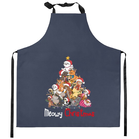 Disney Cat Tigger Marie Cheshire The Aristocats Meowy Christmas Kitchen Aprons