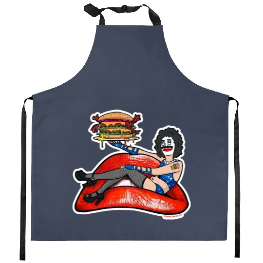 Dr Frankenburger Bobs Burgers Rocky Horror Parody Kitchen Aprons