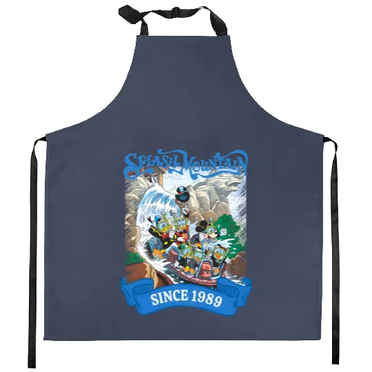 Disney Splash Mountain Vintage Kitchen Aprons, Splash Mountain,
