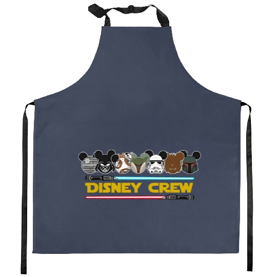 Disney Crew Darth Vader Stormtrooper Disney Disneyland Kitchen Aprons