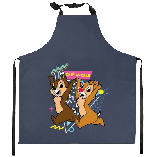 Chip and Dale Kitchen Aprons,Disney Couple Kitchen Aprons, Disney Family Kitchen Aprons, Disney Vacation Kitchen Aprons