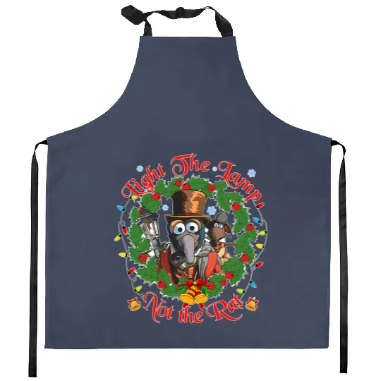Disney The Muppets Christmas Carol Gonzo And Rizzo Light the Lamp Not the Rat Kitchen Aprons