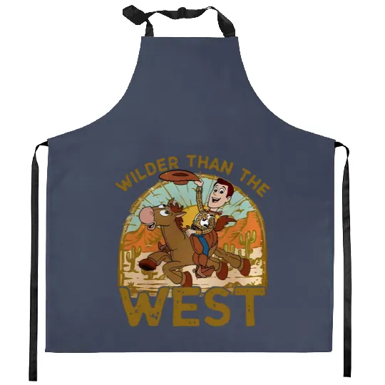 Disney Toy Story Cowboy Woody Bullseye Wilder Kitchen Aprons