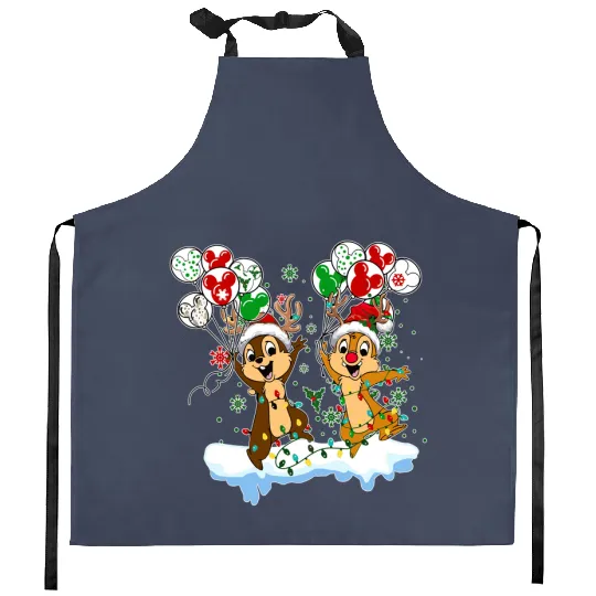 Disney Chip And Dale Christmas, Chip And Dale Kitchen Aprons