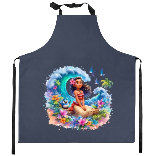 Moana Kitchen Aprons,  Moana Kitchen Aprons, Disney Moana 2 Kitchen Aprons