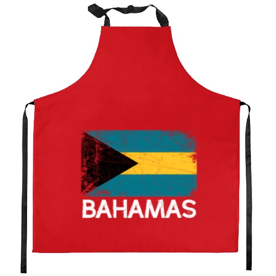 Bahamian Flag Made In Bahamas Kitchen Aprons