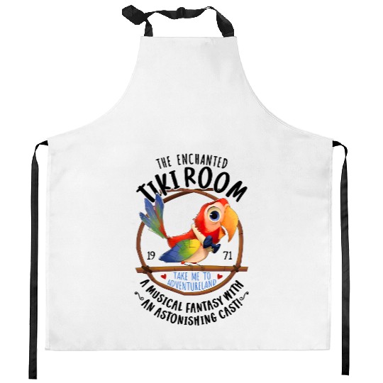Retro Disneyland Enchanted Tiki Room Kitchen Aprons