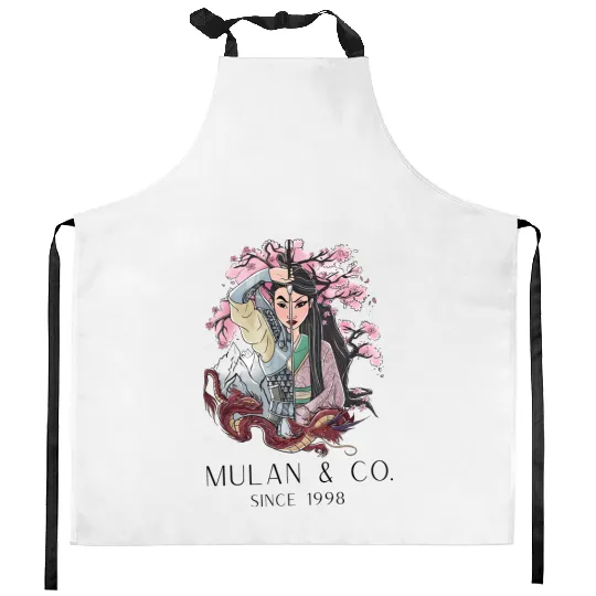 Mulan Kitchen Aprons, Disney World Kitchen Aprons, Disneyland Kitchen Aprons, Mulan Kitchen Aprons