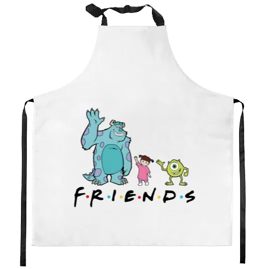 Disney Friends Kitchen Aprons, Monsters University Kitchen Aprons, Funny Kitchen Aprons, Monsters Inc Kitchen Aprons