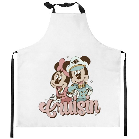 Magical Cruisin Kitchen Aprons , Matching Disney Cruise Kitchen Aprons