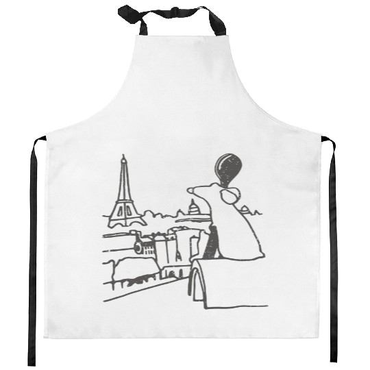 Vintage Ratatouille Kitchen Aprons, Disney  Color Kitchen Aprons, Chef Remy Kitchen Aprons