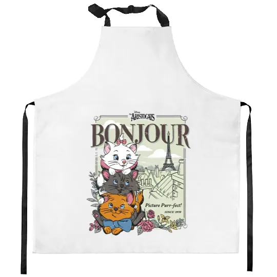 Disney Aristocats in Paris Kitchen Aprons