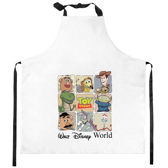 Toy Story Disneyworld Kitchen Aprons, Disney Pixar Toy Story Kitchen Aprons