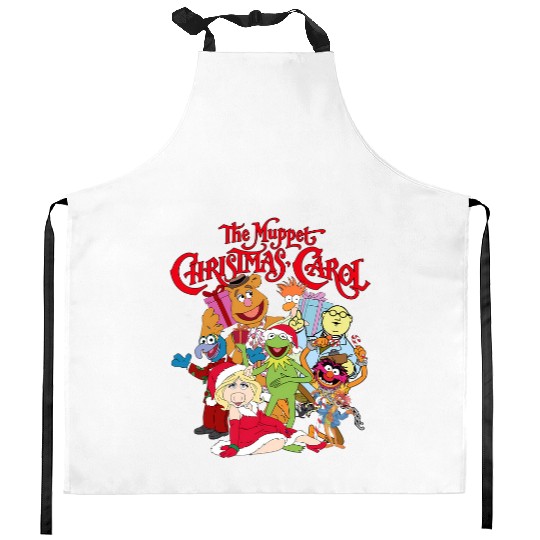 Disney Christmas The Muppets Carol Holiday Cheers Kitchen Aprons