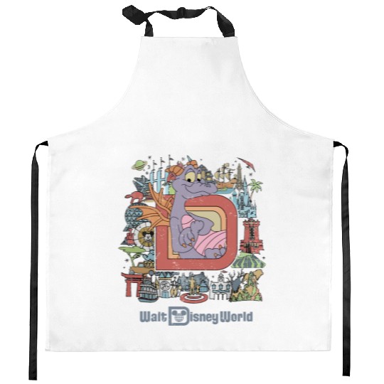 Disney Epcot Figment Kitchen Aprons, Disney Figment Kitchen Aprons