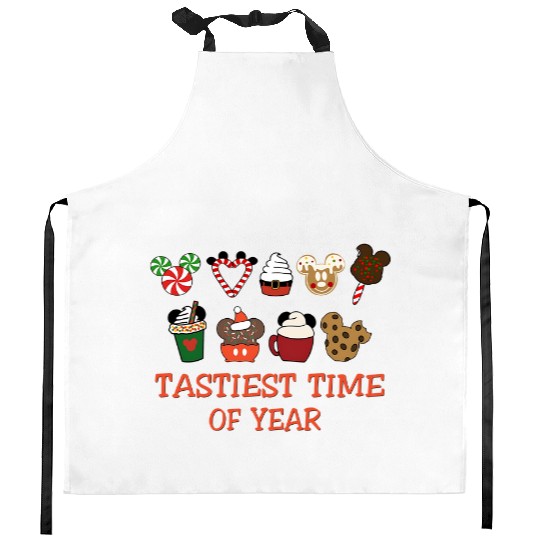 Christmas Disney Snacks Kitchen Aprons