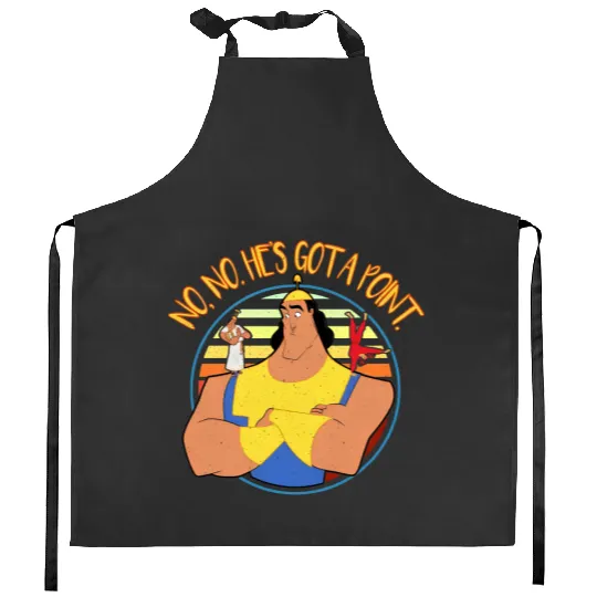 Disney The Emperors New Groove Krock Angel & Devil Quotes Retro Kitchen Aprons, WDW Holiday  Kitchen Aprons