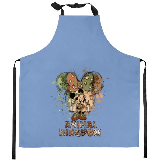 Minnie Safari Kitchen Aprons, Disney Animal Kingdom Kitchen Aprons