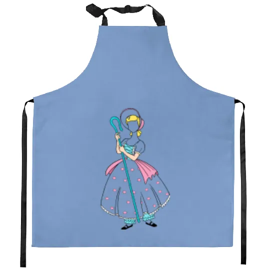 Bo Peep Embroidered Crewneck, Disney embroidered Kitchen Aprons