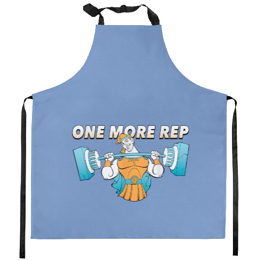 Disney Hercules One More Rep Kitchen Aprons