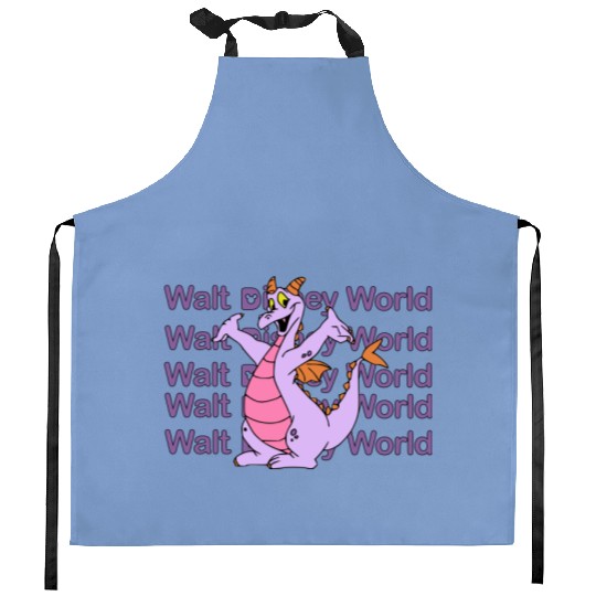 Figment Kitchen Aprons, Disney Epcot Kitchen Aprons, Purple Dragon Kitchen Aprons