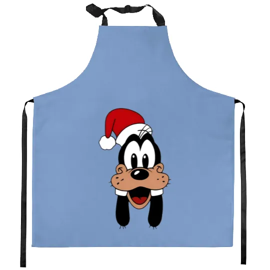 Goofy Christmas Kitchen Aprons, Disney Christmas Kitchen Aprons