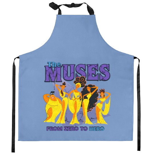 Disney Hercules Diva The Muses From Zero to Hero, Retro Hercules 1997 Kitchen Aprons, Disney Hercules Kitchen Aprons, The Muses Hercules Kitchen Aprons