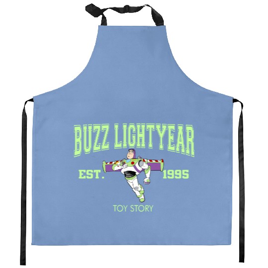 Retro Toy Story Buzz Lightyear  Kitchen Aprons, Disney Toy Story Group Kitchen Aprons