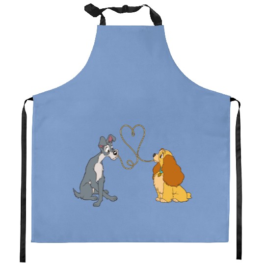 Disney Lady and The Tramp Bella Notte Kitchen Aprons Kitchen Aprons