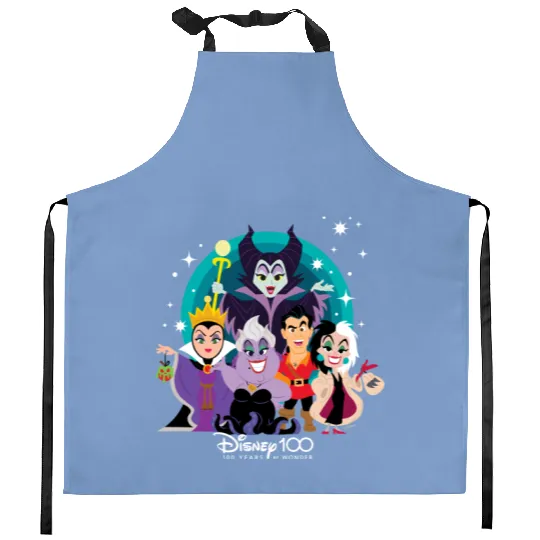 Disney 100 Disney Villains 100 Years Of Wonder Kitchen Aprons