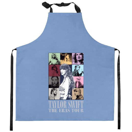 Discover Taylor The Eras Tour 2023 Kitchen Aprons, Taylor Version Vintage 90s Style Kitchen Aprons