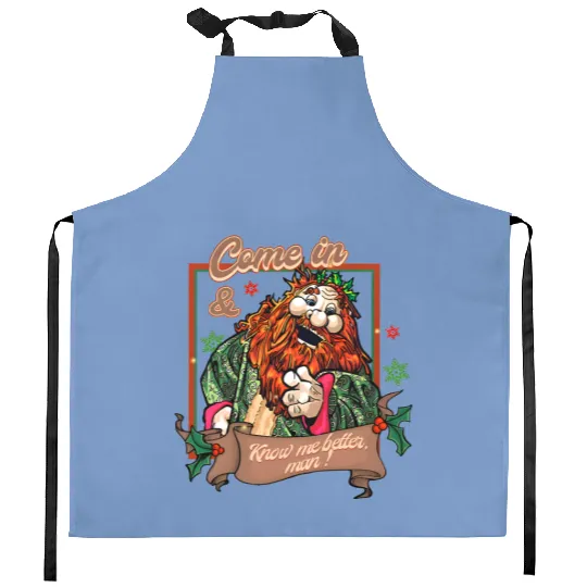 Disneyland Muppets Christmas Carol Character Kitchen Aprons, Ghost of Christmas Kitchen Aprons