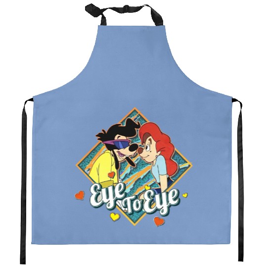 Retro 90s Disney Couples A Goofy Movie Powerline Roxanne Eye To Eye Kitchen Aprons