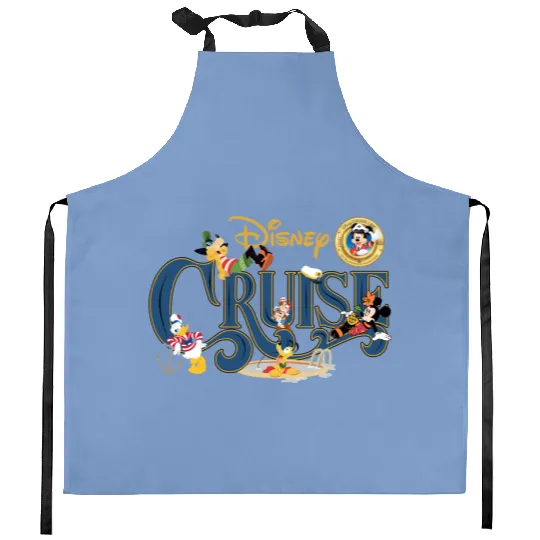 Disney Wish Cruise Kitchen Aprons, Wish Cruise Kitchen Aprons, Disney Cruise Kitchen Aprons, Mickey and Friend Kitchen Aprons