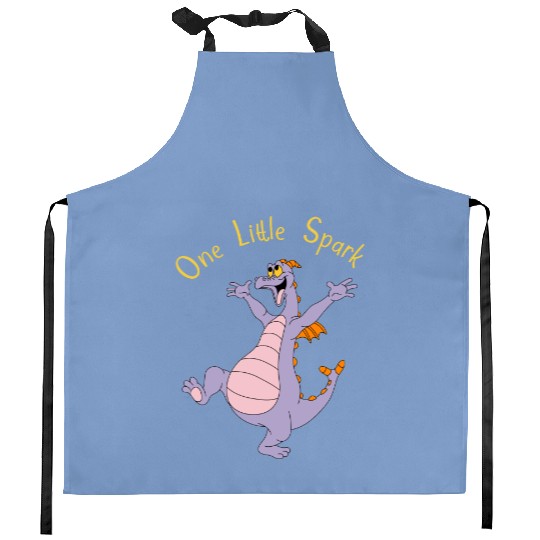 Disney Kitchen Aprons / Figment Kitchen Aprons / One Little Spark / Epcot Kitchen Aprons