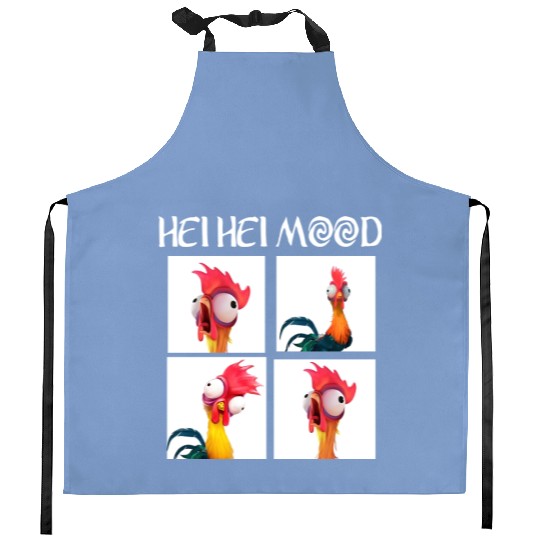 Disney Moana Hei Hei Mood Emotion Of Hei Hei Kitchen Aprons