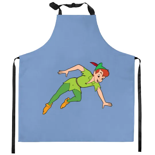 Peter Pan Disney Kitchen Aprons, Lost Boys Kitchen Aprons, Cute Peter Pan Kitchen Aprons, Peter Pan Fan Gift