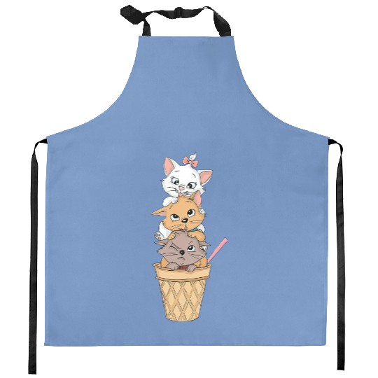 Cute Disney The Aristocats Marie Toulouse Berlioz Kitchen Aprons