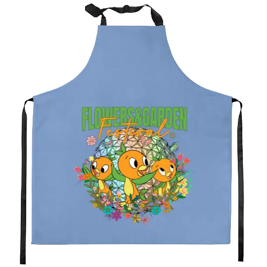 Disney Epcot Orange Bird Kitchen Aprons, Funny Orange Bird Kitchen Aprons