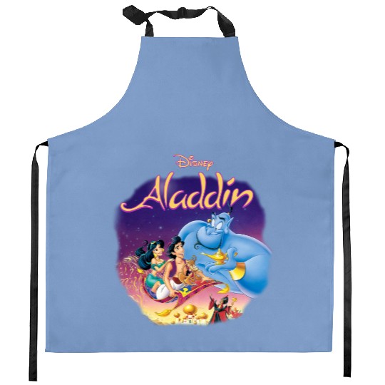 Disney Aladdin Jasmine Princess Jafar Abu Genie Kitchen Aprons