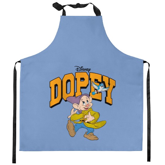 Vintage Dopey Dwarf Kitchen Aprons, Snow White Seven Dwarfs Kitchen Aprons, Disney World Disneyland Family Trip