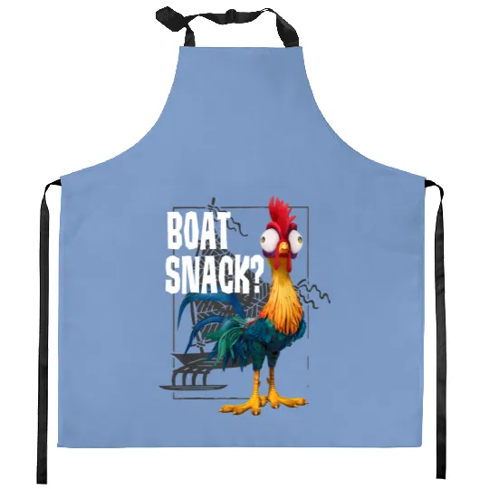 Disney Moana Hei Hei Boat Snack Graphic Kitchen Aprons