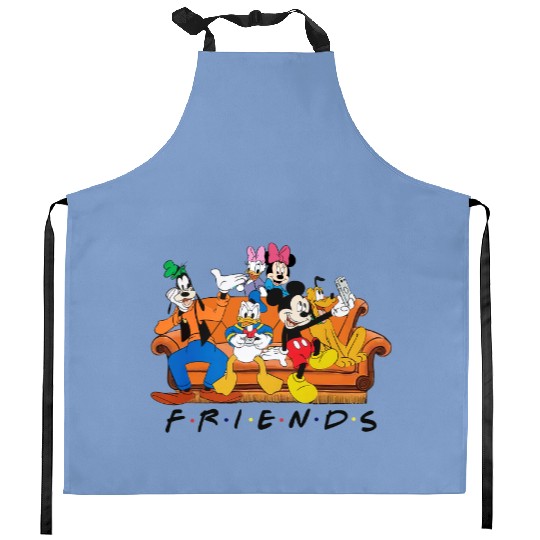 Disney Friends Kitchen Aprons, Mickey and Friends, Disney Characters Kitchen Aprons