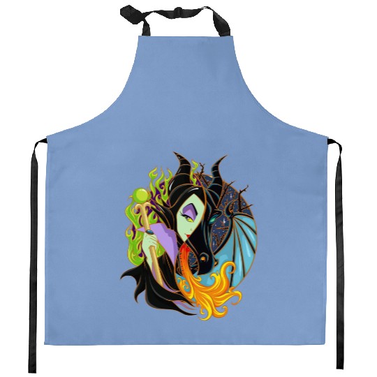 Disney Villains  Kitchen Aprons, Disney Funny Villain Kitchen Aprons